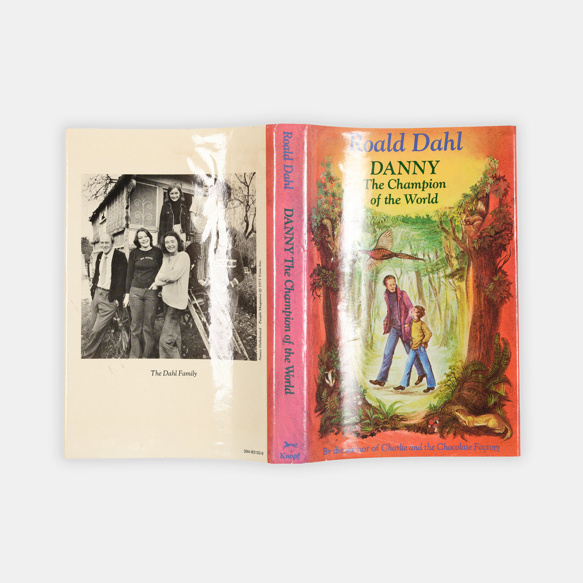 A first edition, first impression of Danny Champion of the World by Roald Dahl with illustrations by Jill Bennett.
