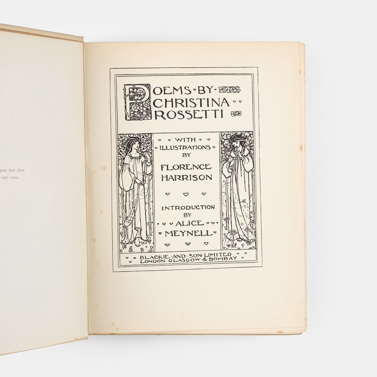 A beautiful edition of Christina Rosetti's Poems illustrated by Florence Harrison.