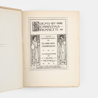 A beautiful edition of Christina Rosetti's Poems illustrated by Florence Harrison.