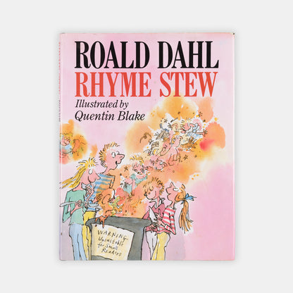 A lovely first edition of Rhyme Stew by Roald Dahl with illustrations by Quentin Blake.