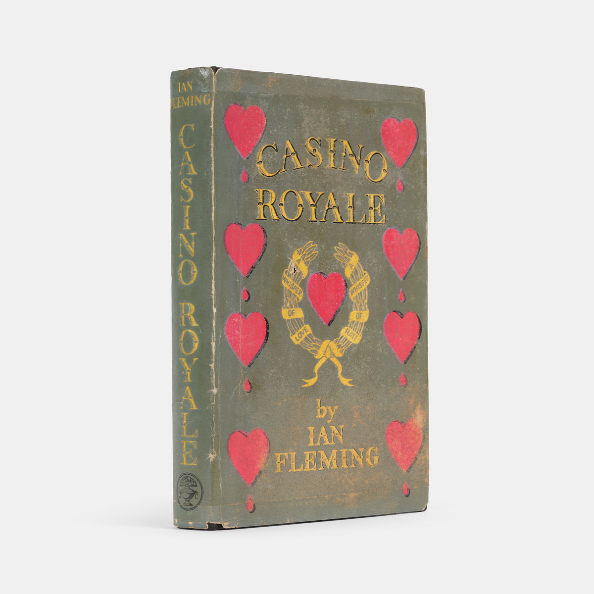 A first edition, first impression of Casino Royale by Ian Fleming, the first book in the James Bond series