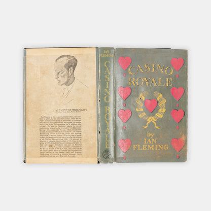 A first edition, first impression of Casino Royale by Ian Fleming, the first book in the James Bond series