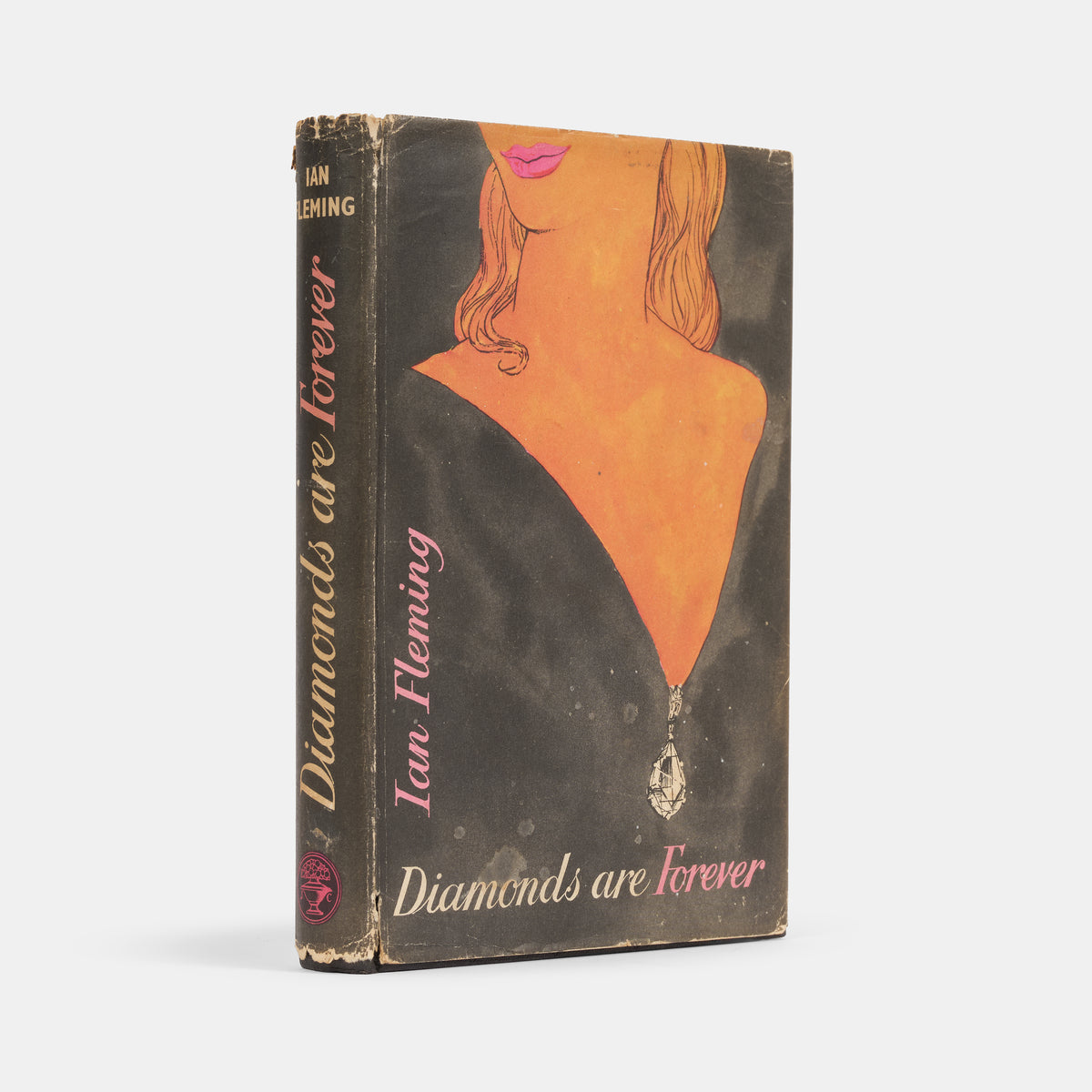 A first edition, first impression of Diamonds Are Forever by Ian Fleming, the fourth book in the James Bond series.