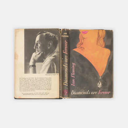 A first edition, first impression of Diamonds Are Forever by Ian Fleming, the fourth book in the James Bond series.