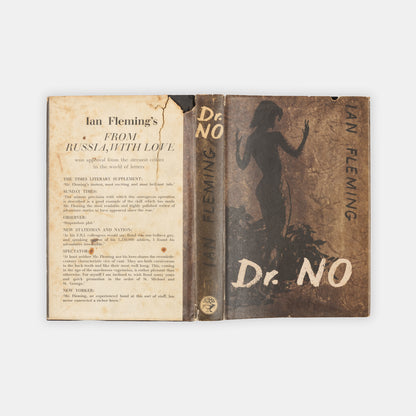 A first edition copy of Dr. No by Ian Fleming, the sixth book in the James Bond series.