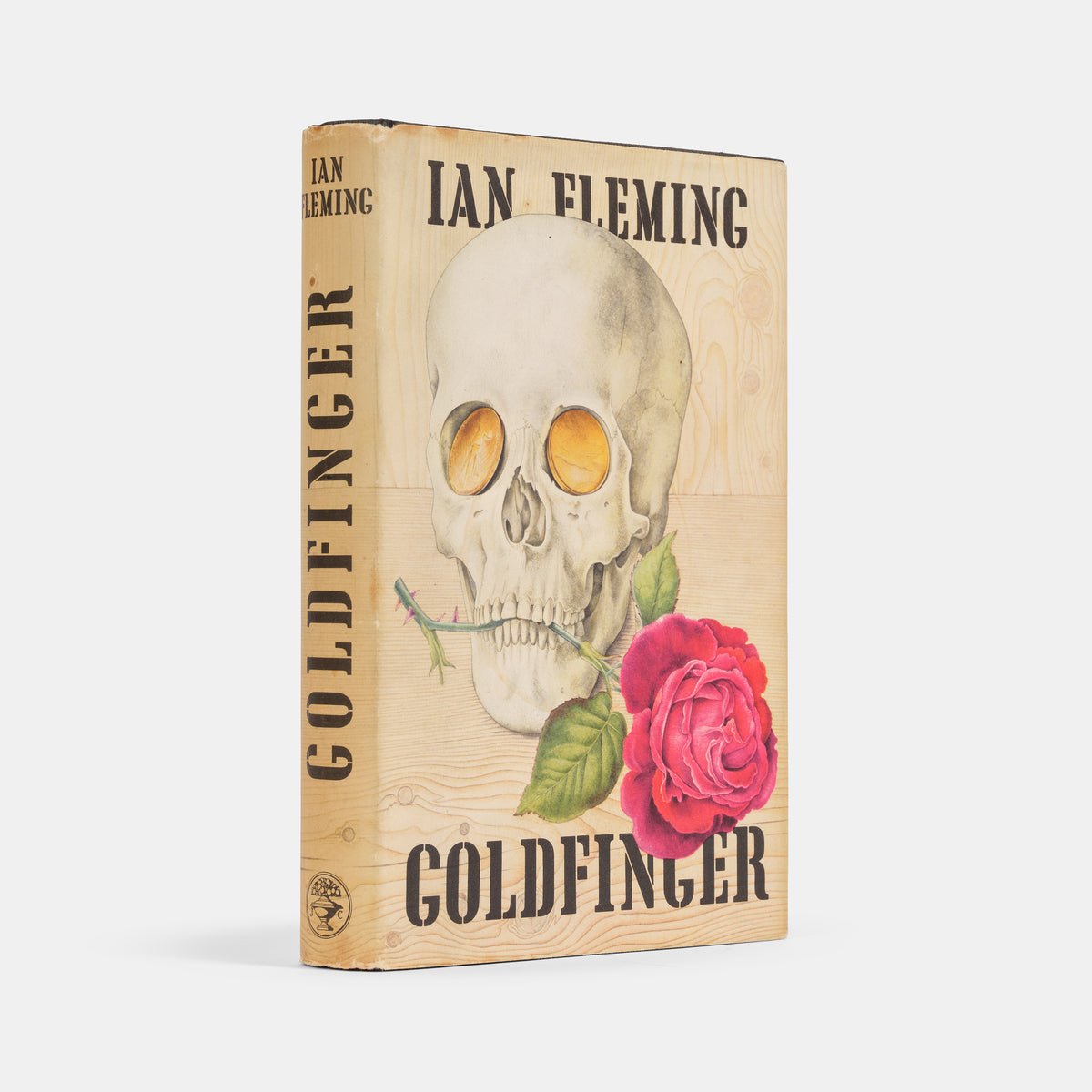 A first edition, first impression of Goldfinger by Ian Fleming, the seventh book in the James Bond series.