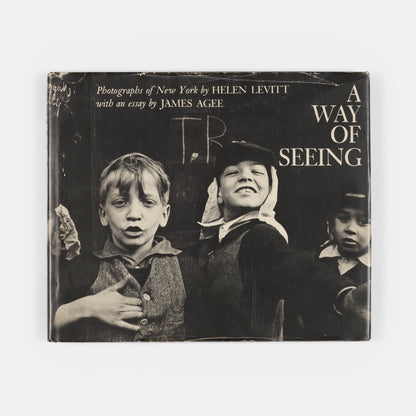 Helen Levitt's A Way of Seeing is a key 'New York' photography book. It was born in 1945 when she and James Agee worked together on In the Street, a documentary film shot in Harlem.