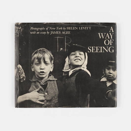 Helen Levitt's A Way of Seeing is a key 'New York' photography book. It was born in 1945 when she and James Agee worked together on In the Street, a documentary film shot in Harlem.