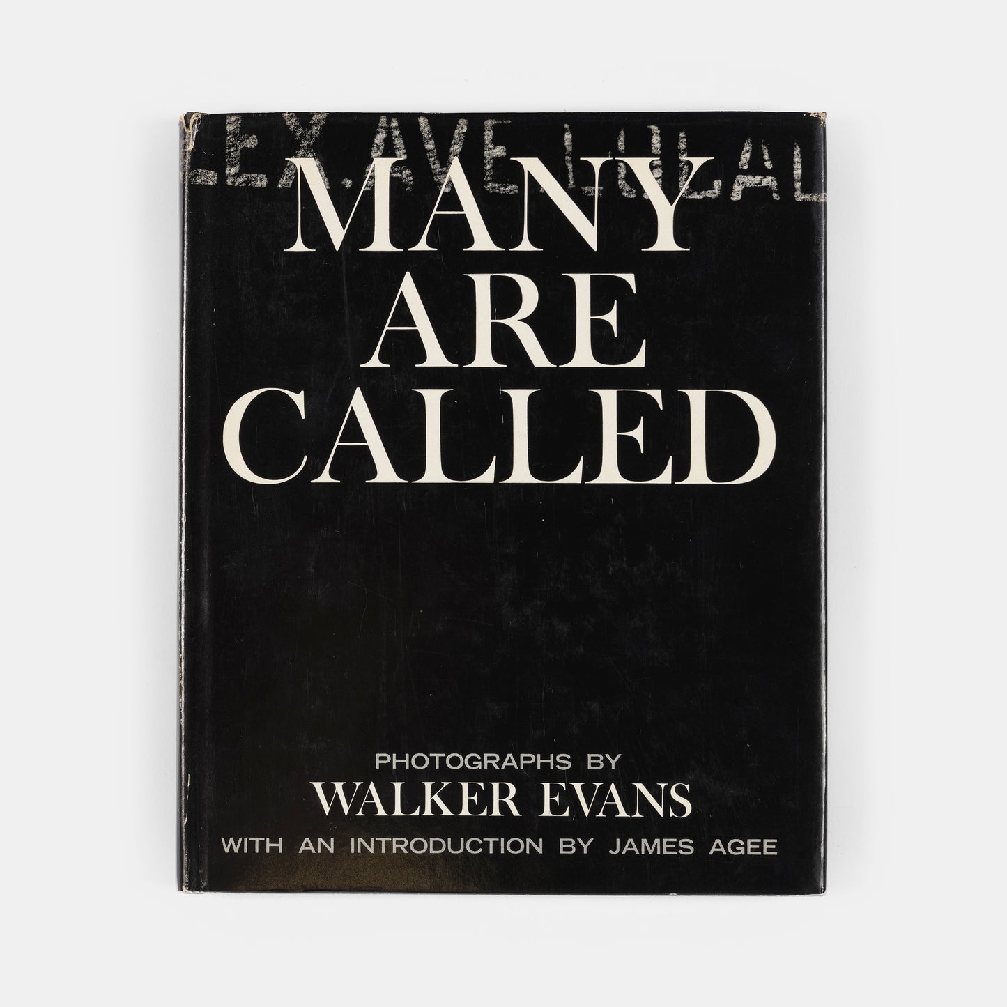 Walker Evans produced this remarkable series of clandestine portraits of passengers on the New York City subway between 1938 and 1941. He dedicates Man are Called to James Agee.