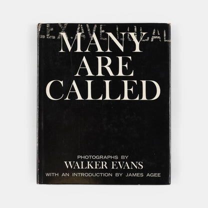 Walker Evans produced this remarkable series of clandestine portraits of passengers on the New York City subway between 1938 and 1941. He dedicates Man are Called to James Agee.