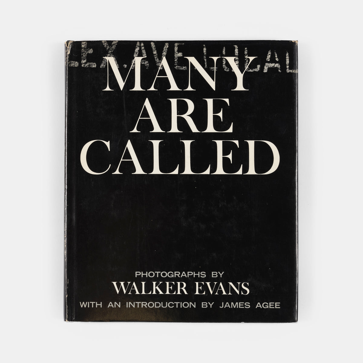 Walker Evans produced this remarkable series of clandestine portraits of passengers on the New York City subway between 1938 and 1941. He dedicates Many are Called to James Agee.