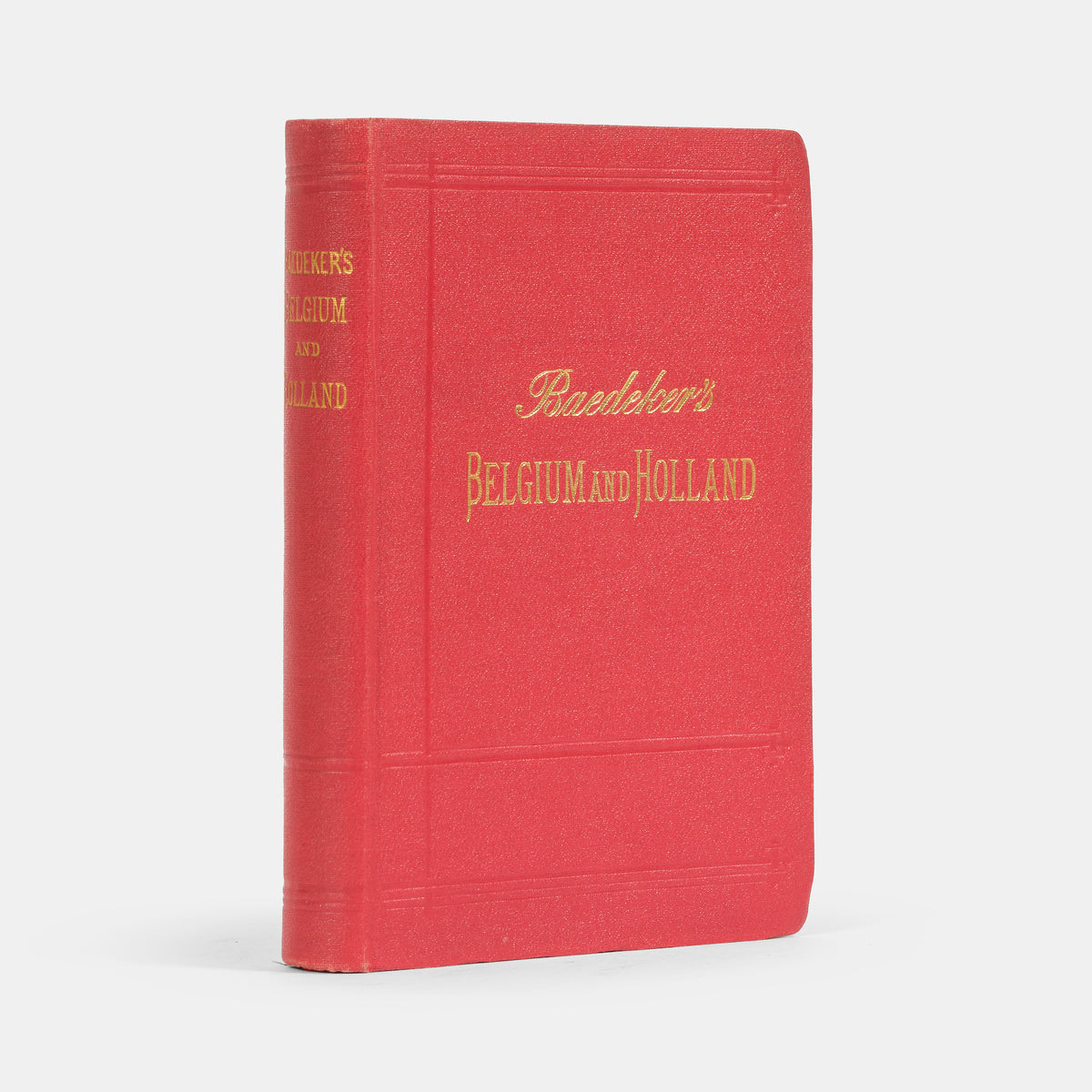 Fourteenth edition Baedeker Belgoum and Holland Guide 1905.