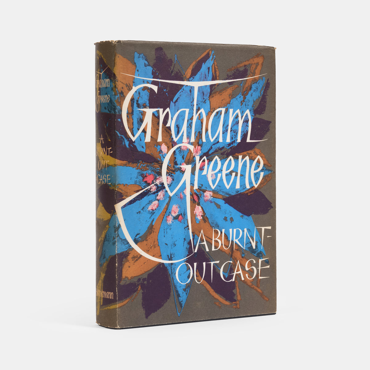 First UK edition of A Burnt-Out Case by Graham Greene, inscribed by the author to Harriet Stonor.