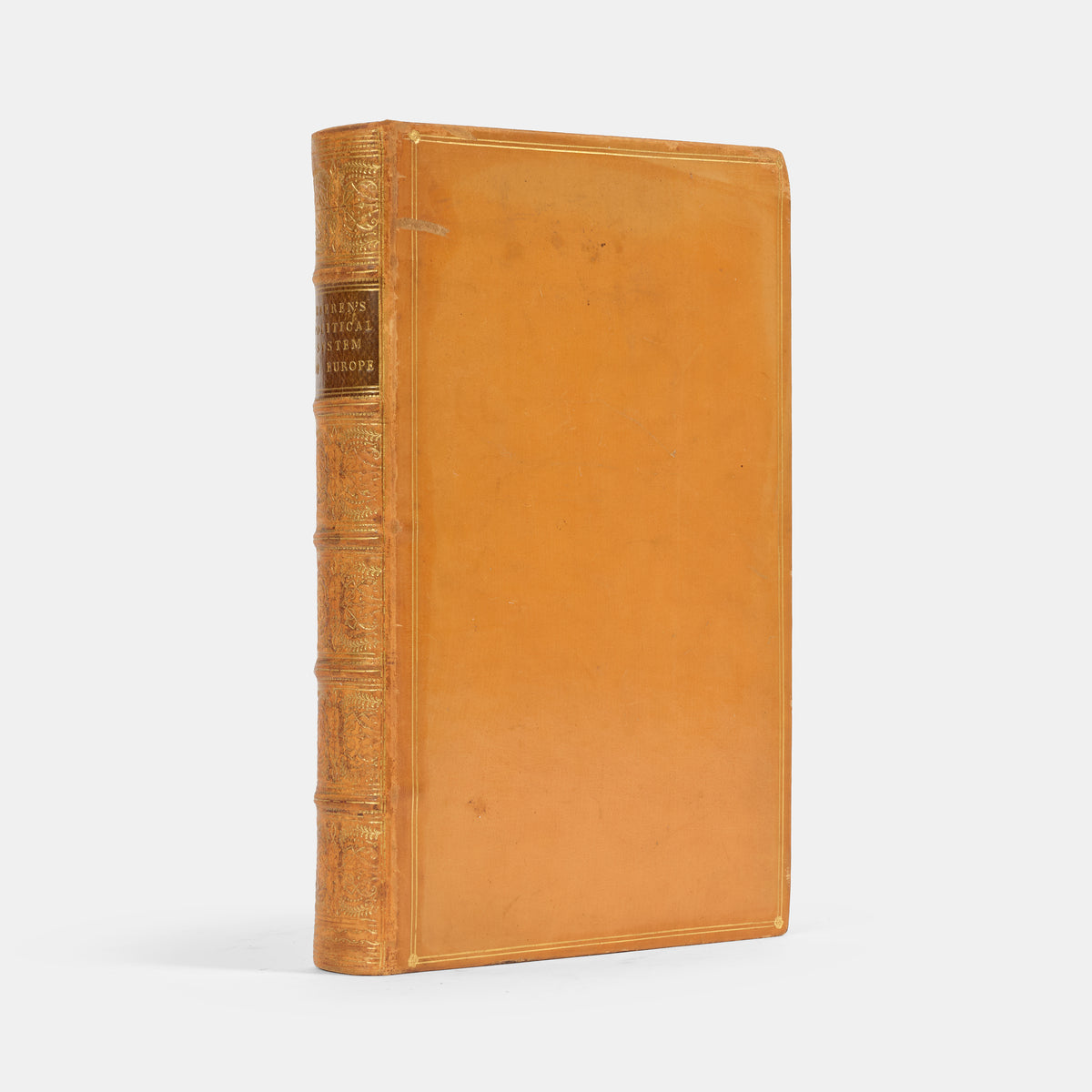A handsome copy of this English translation of Heeren's History of the Political System of Europe, presented at Eton College to Michael Hicks Beach, the future Chancellor of the Exchequer