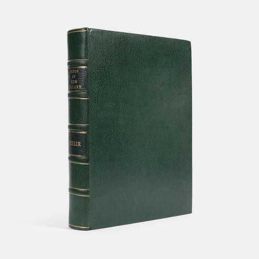 First edition of this ornithological classic, Walter Lowry Buller's History of the Birds of New Zealand, with 36 chromolithographic plates, published in parts in London between 1872 and 1873.