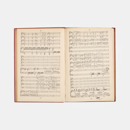 A vocal score of the Requiem Mass by Antonin Dvorak, signed and inscribed by Karel Bendl, first performed in Brimingham on 9 October 1891, Dvorak conducting