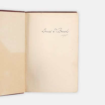 The first edition of Gibson's important work on the operation of the London, Paris, and New York stock exchanges, containing the earliest mention of the efficient market hypothesis