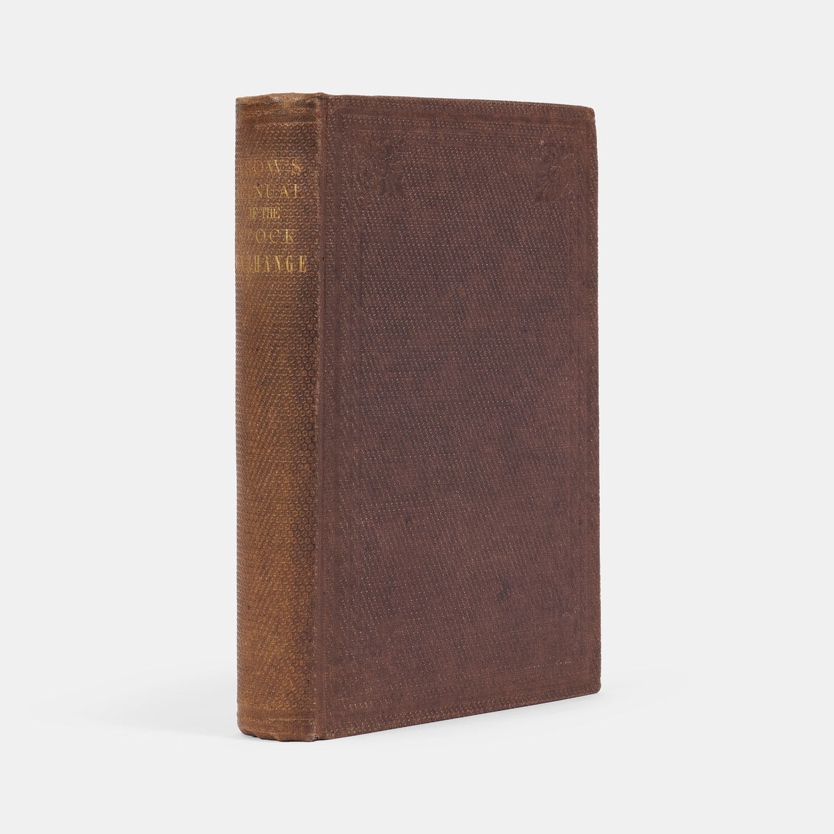 The first edition of Henry Hamon's New York Stock Exchange Manual, an eaarly guide to investing