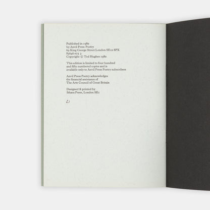 A limited edition copy of The Uncollected Poems by Sylvia Plath.