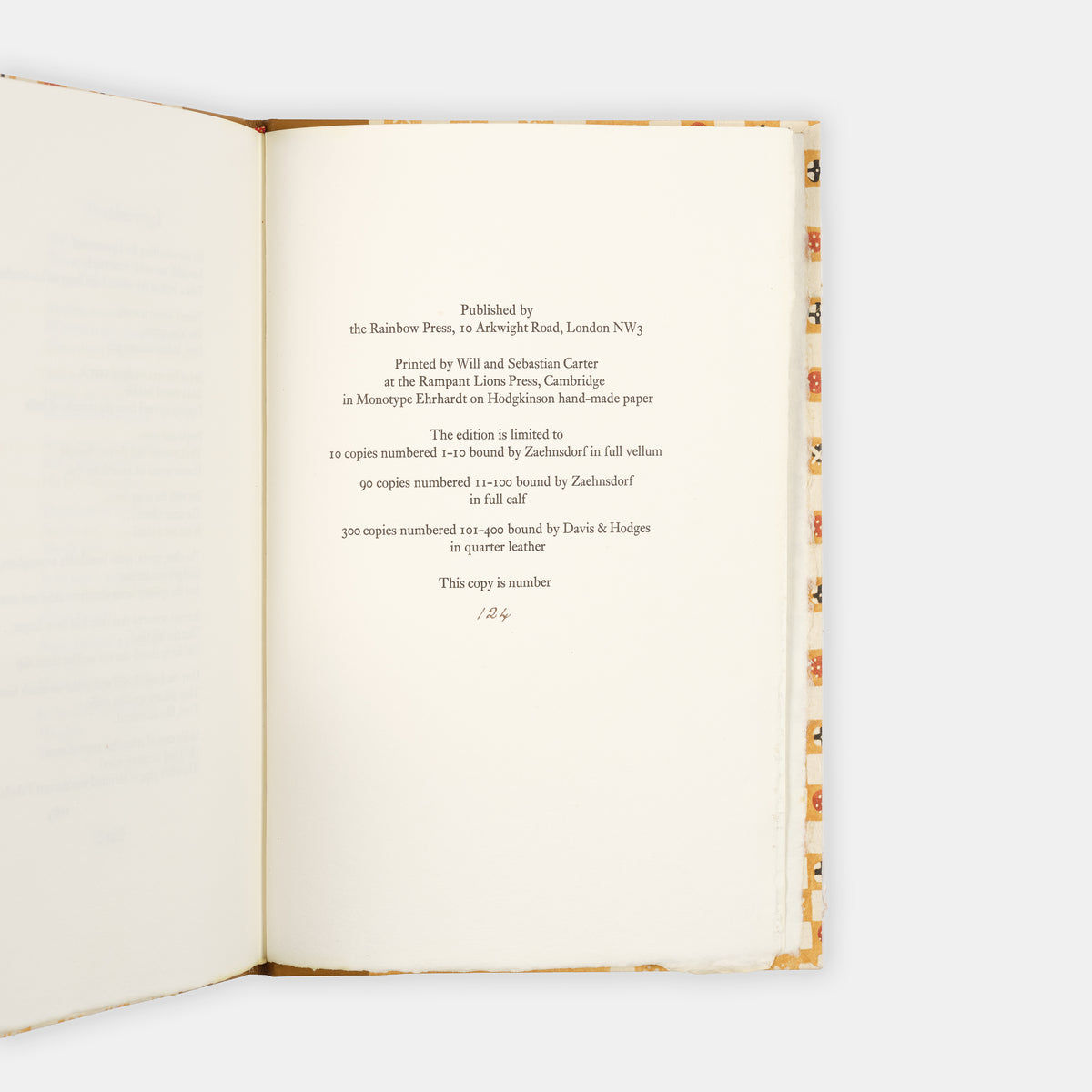 A wonderfully bound, limited edition copy of Lyonnesse by Sylvia Plath.