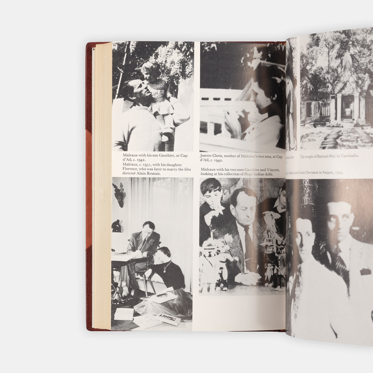 A handsome first edition of Malraux Life and Work by Martine de Courcel.