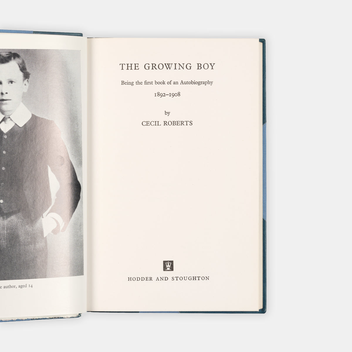 Four first edition volumes of Cecil Roberts' Autobiography.