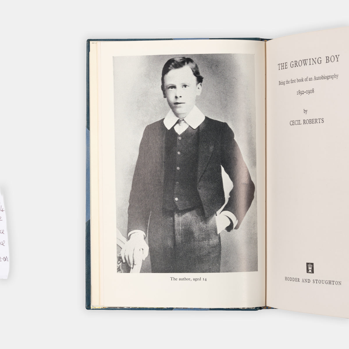 Four first edition volumes of Cecil Roberts' Autobiography.