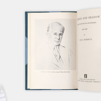 Four first edition volumes of Cecil Roberts' Autobiography.