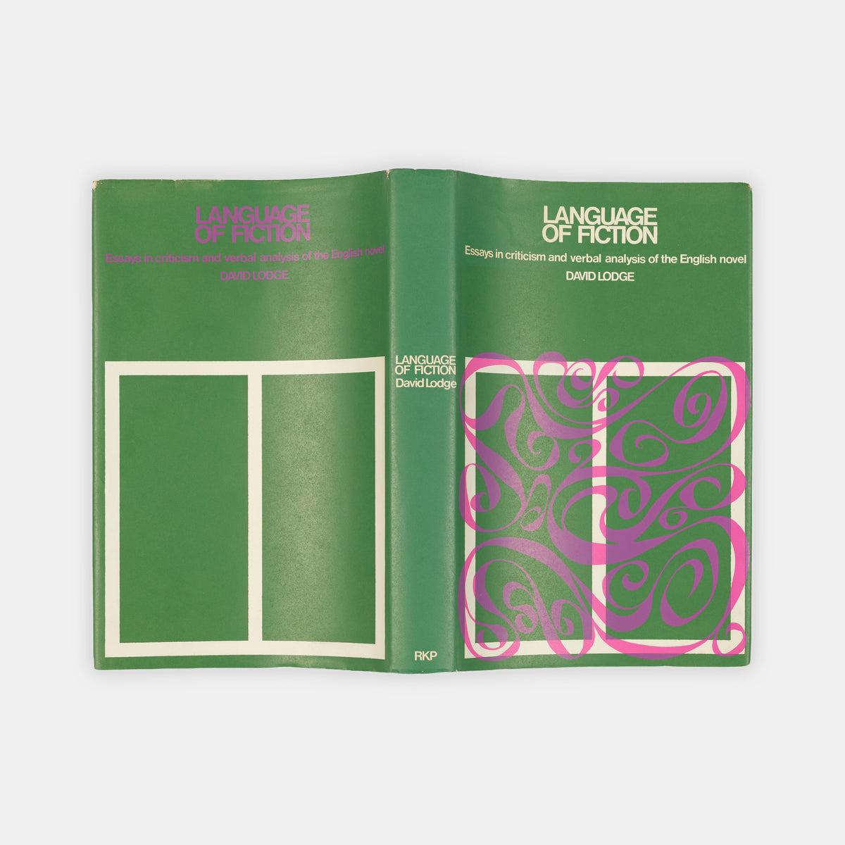 A bright first edition copy of The Language of Fiction by David Lodge.