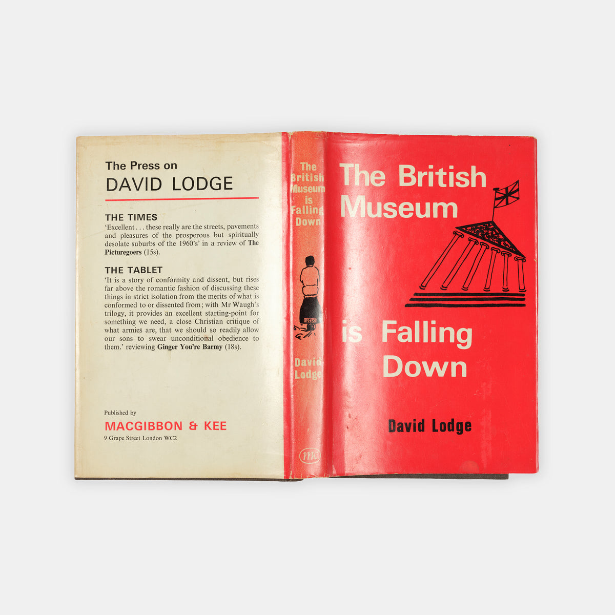 A first edition of The British Museum is Falling Down by David Lodge.