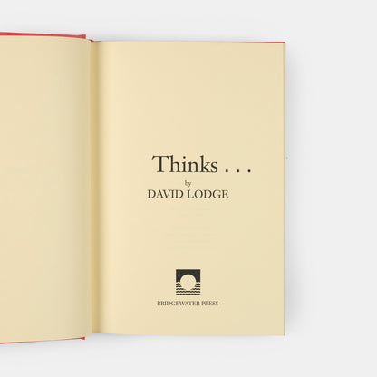 A signed, limited edition copy of Thinks... by David Lodge.