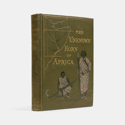 The Deluxe issue of the first edition, with the plates hand-coloured, of The Unknown Horn of Africa by Frank Linsly James.
