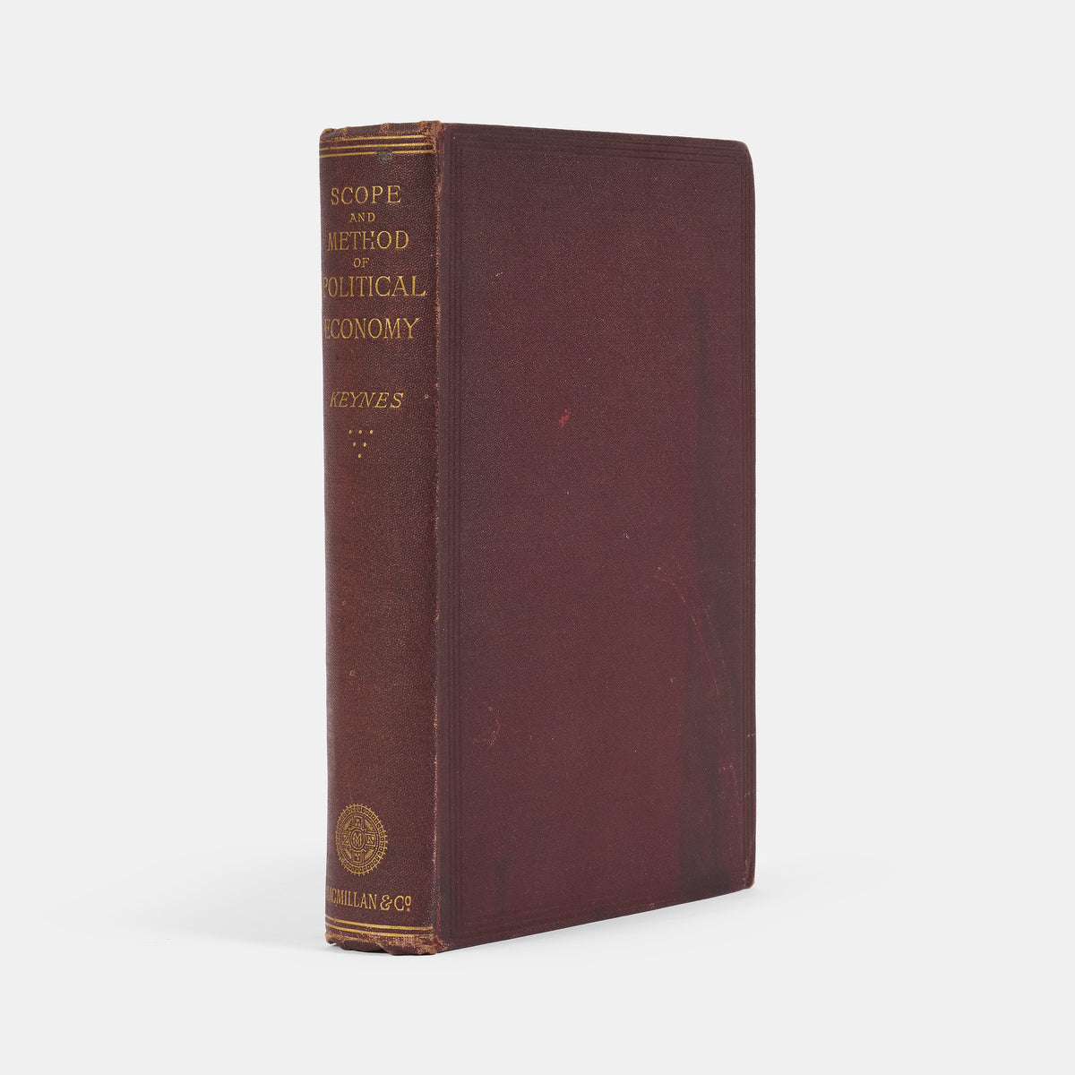 The first edition of this important textbook by the father of the economist John Maynard Keynes, The Scope and Method of Political Economy
