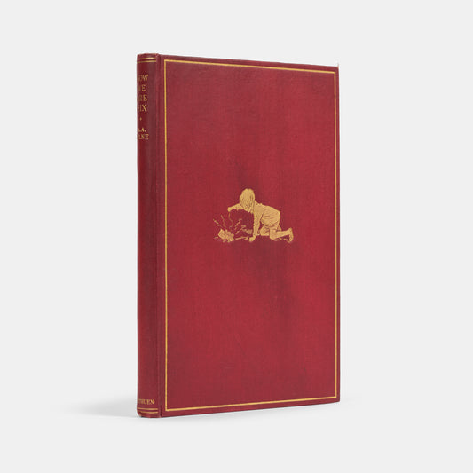 A handsome first edition of Now We Are Six by A.A. Milne with illustrations by E.H. Shepard.