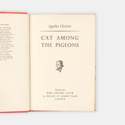 A first edition, first impression of Cat Among the Pigeons by Agatha Christie