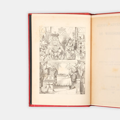 A handsomely illustrated copy of Lewis Carroll's Alice in Wonderland and its sequel, Through the Looking-Glass.