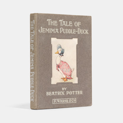 A charming first edition of one of Beatrix Potter's most beloved stories, The Tale of Jemima Puddle-Duck