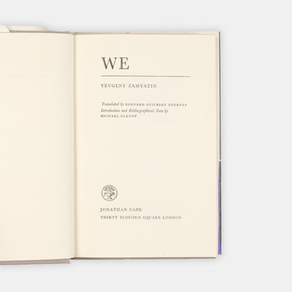 A fine example of this foundational work of dystopian fiction which had a marked influence on George Orwell's <em>1984</em> and Aldous Huxley's<em> Brave New World.</em>