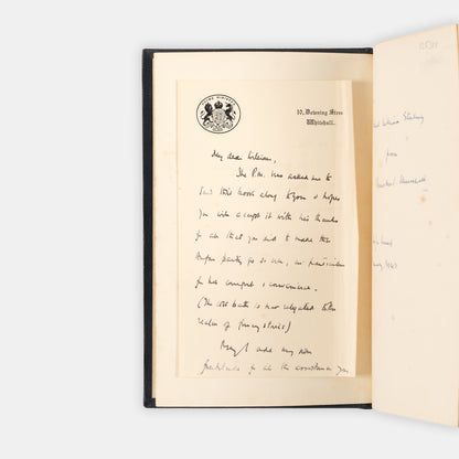 First edition of The Unrelenting Struggle by Winston Churchill, inscribed by the author to the head of Roosevelt's Secret Service Detail.