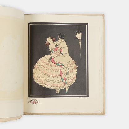 An attractive copy in the original wrappers of Barbier's early masterpiece dedicated to Tamara Karsavina.