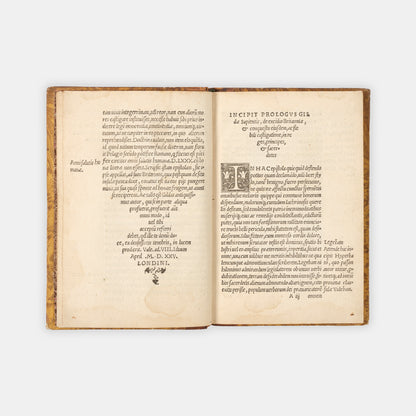 The editio princeps of Gildas' account of the ruin and conquest of Britain, De Excidio et Conquestu Britanniae, the only contemporary source for the Anglo-Saxon conquest
