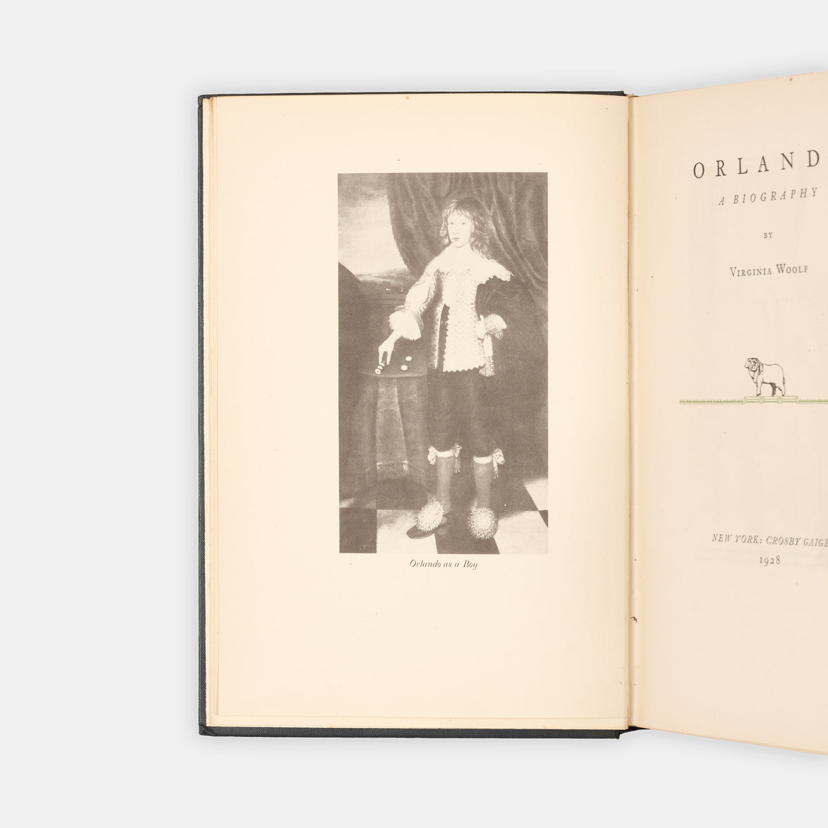 A signed, limited edition copy of Orlando by Virginia Woolf, Nigel Nicholson, Vita Sackville-West's son, declared <em>Orlando</em> to be 'the longest love letter in literature', 1928