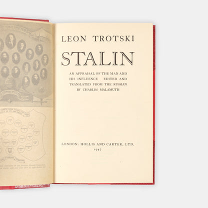 The first UK edition of Leon Trotsky's biography of Joseph Stalin