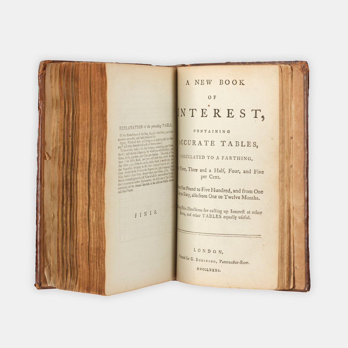 An early edition of Thomas Mortimer's guide to the stock market of 18th-century England, Every Man his Own Broker.