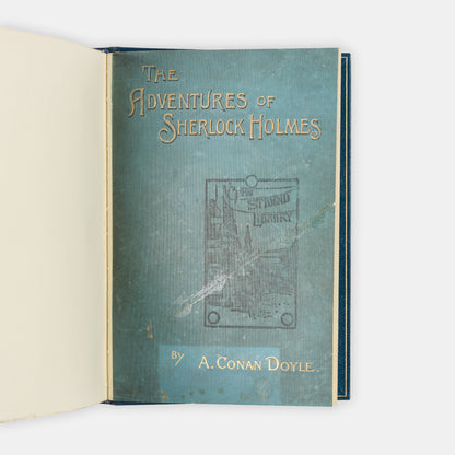 A delightfully illustrated two volume set of The Adventures of Sherlock Holmes and The Memoirs of Sherlock Holmes by Arthur Conan Doyle