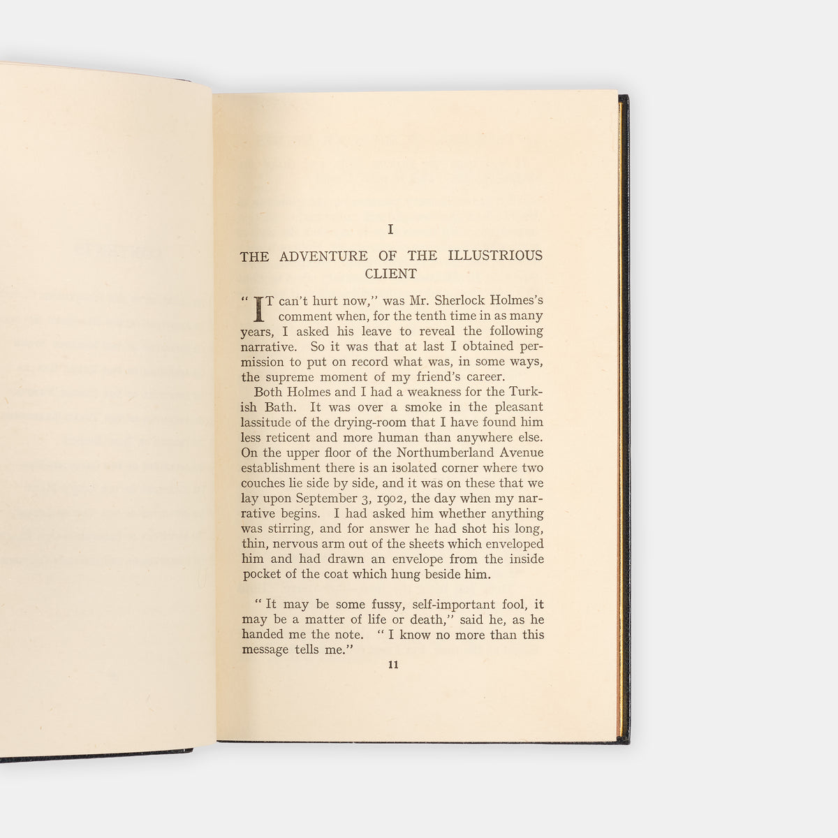 A handsome first edition of The Case-Book of Sherlock Holmes by Arthur Conan Doyle