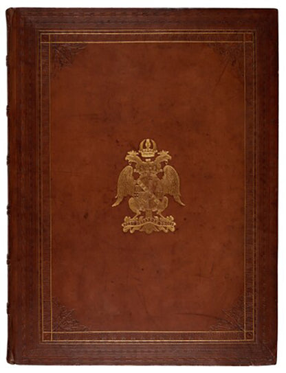 A sumptuous collection of 244 mounted watercolours depicting Chinese silkworm cultivation, birds, Asian fruits and flowers, exlibris Duke of Marlborough.