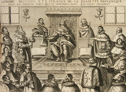 The first edition of a Discours du bon et loial subjet, a civil war era pamphlet written in French to offer hope to the exiled Queen Henrietta Maria