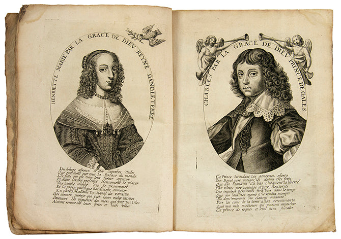 The first edition of a Discours du bon et loial subjet, a civil war era pamphlet written in French to offer hope to the exiled Queen Henrietta Maria