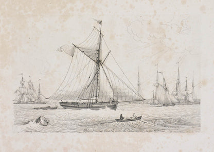 Parts 5 and 6 of Moses' Sketches of Shipping, containing 10 etchings of London's dockyards towards the end of the Age of Sail